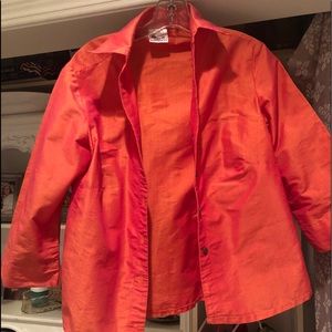 Simmering Orange light weight jacket